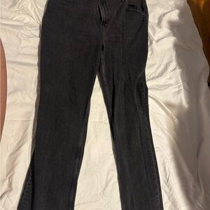 Abercrombie & Fitch Women's Black Straight Leg Jeans